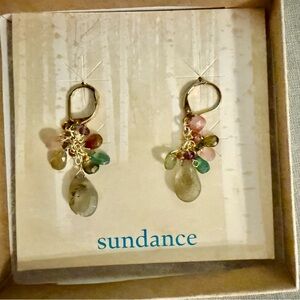 Sundance Labradorite and Tourmaline Earrings